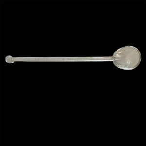 Vintage Clear Glass Honey Dipper Wand Drizzler Swizzle Spoon or Cocktail Sauce